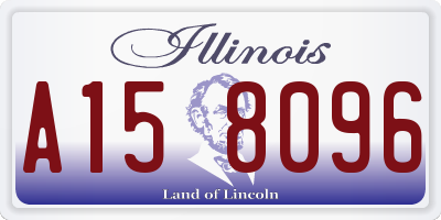 IL license plate A158096