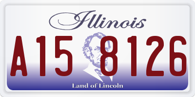 IL license plate A158126