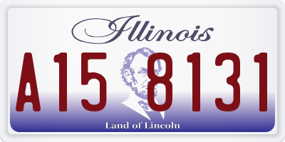 IL license plate A158131