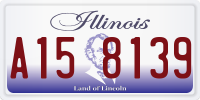 IL license plate A158139