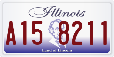 IL license plate A158211