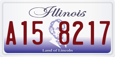 IL license plate A158217