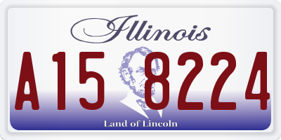 IL license plate A158224