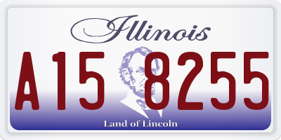 IL license plate A158255