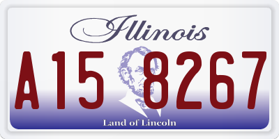 IL license plate A158267