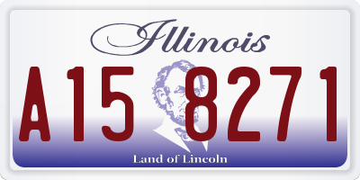 IL license plate A158271