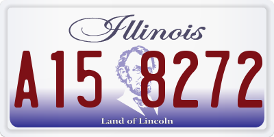 IL license plate A158272