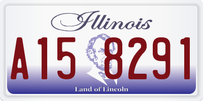 IL license plate A158291