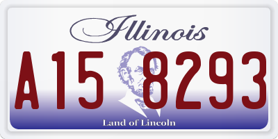 IL license plate A158293