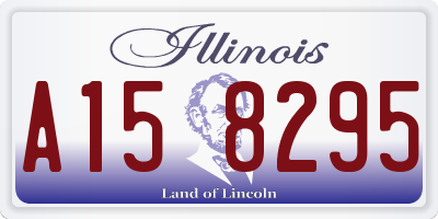 IL license plate A158295