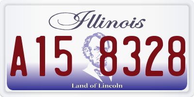 IL license plate A158328