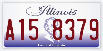 IL license plate A158379
