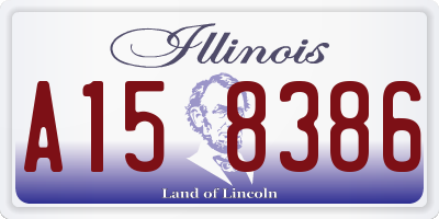 IL license plate A158386