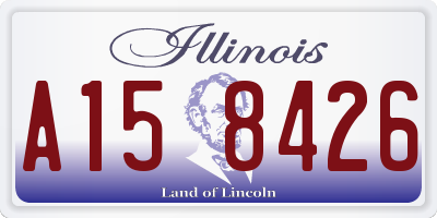 IL license plate A158426