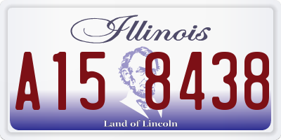 IL license plate A158438
