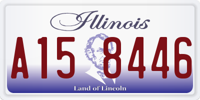 IL license plate A158446