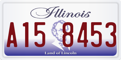 IL license plate A158453
