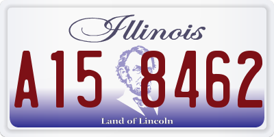 IL license plate A158462