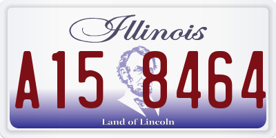 IL license plate A158464
