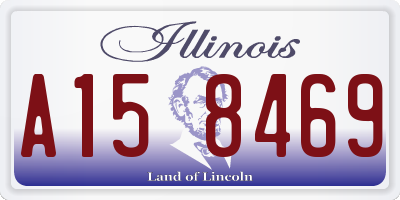 IL license plate A158469