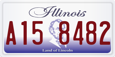 IL license plate A158482