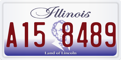 IL license plate A158489