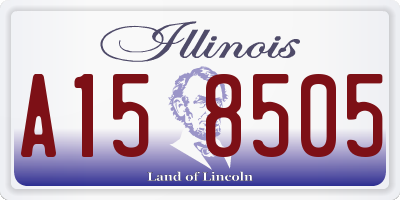 IL license plate A158505
