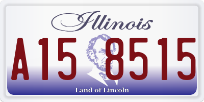 IL license plate A158515