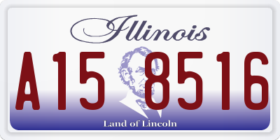 IL license plate A158516