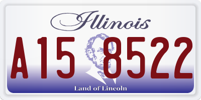 IL license plate A158522