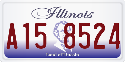 IL license plate A158524