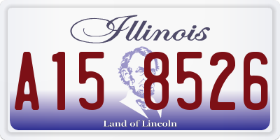 IL license plate A158526
