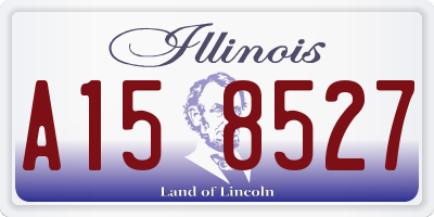 IL license plate A158527