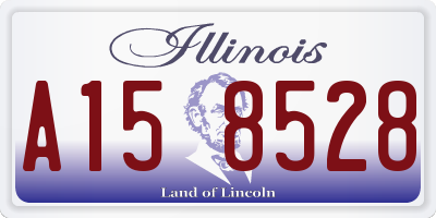 IL license plate A158528