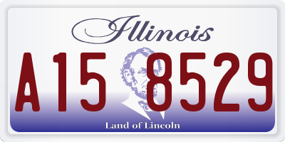 IL license plate A158529