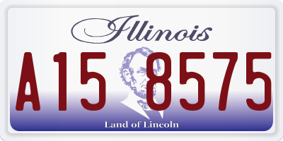 IL license plate A158575