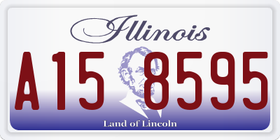 IL license plate A158595