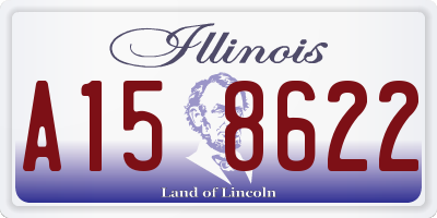 IL license plate A158622