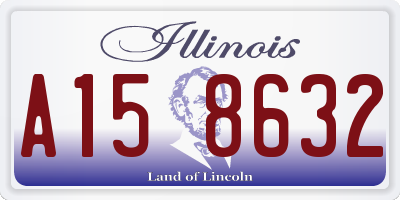 IL license plate A158632