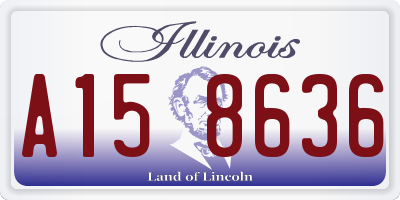 IL license plate A158636
