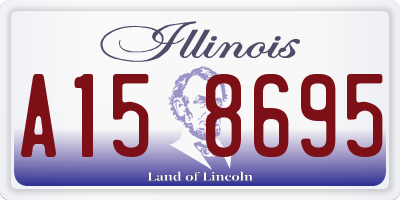 IL license plate A158695