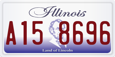 IL license plate A158696