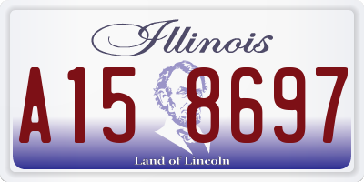 IL license plate A158697