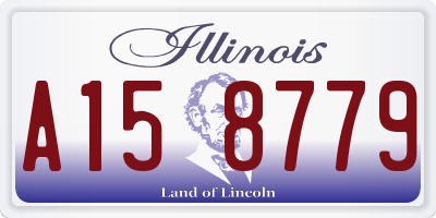 IL license plate A158779