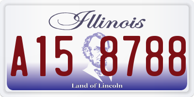 IL license plate A158788