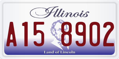 IL license plate A158902