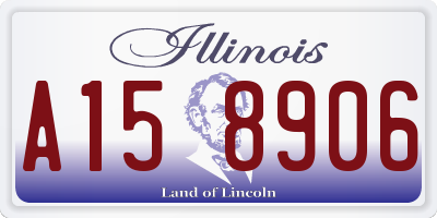 IL license plate A158906