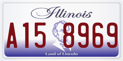 IL license plate A158969