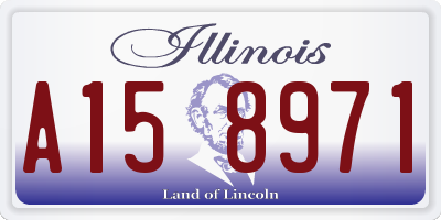 IL license plate A158971
