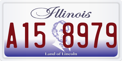 IL license plate A158979
